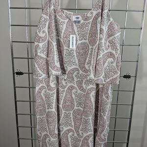 NWT Old Navy Paisley Dress XL